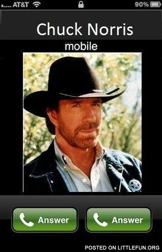 Chuck Norris calls