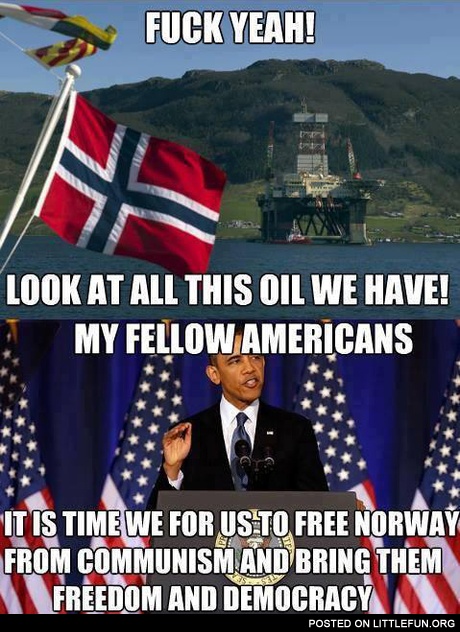 Look at all this oil we have