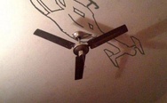 Ceiling fan helicopter