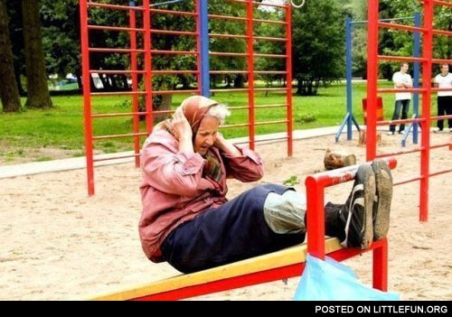 Grandma workout