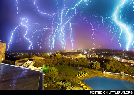 Beautiful lightning
