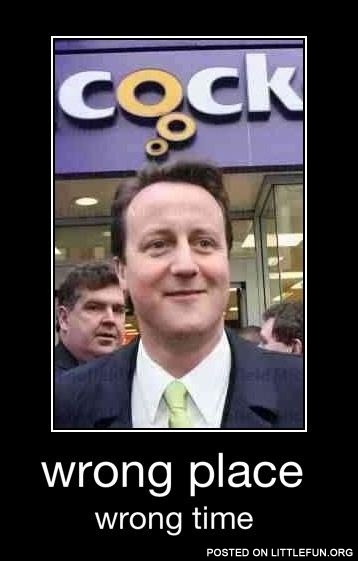 David Cameron c*ck