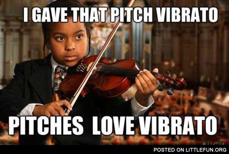 I gave that pitch a vibrato