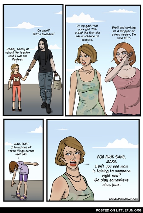 Yea, poor girl