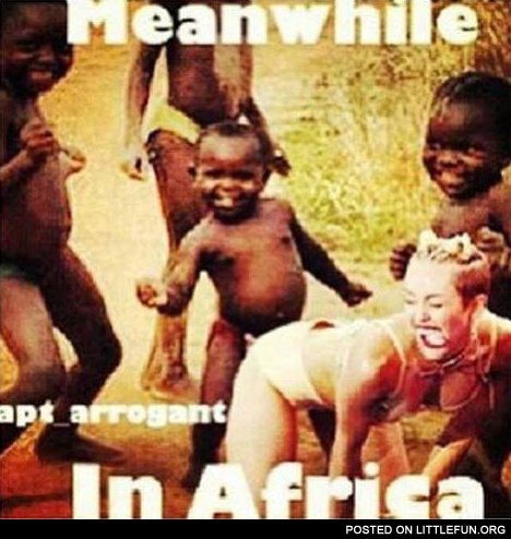 Miley Cyrus in Africa