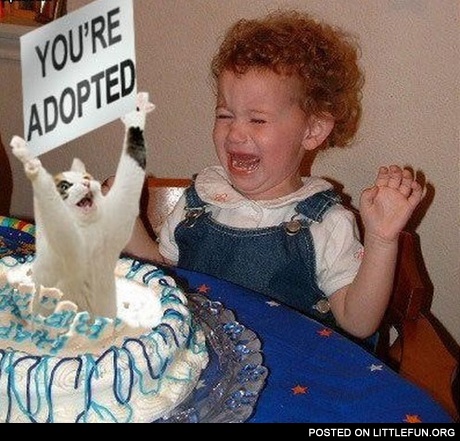 You are adopted