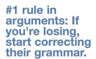 #1 rule in arguments