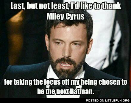 Thanks, Miley