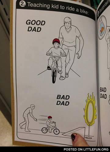 Good dad vs. Bad dad
