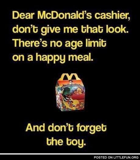 Dear McDonald's