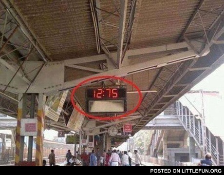 Weird clock