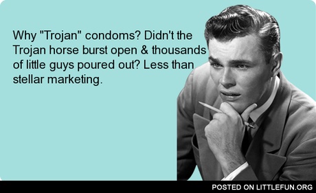 Trojan condoms