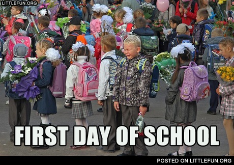 First day of school