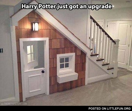 Harry Potter just got an upgrade. Nice house.