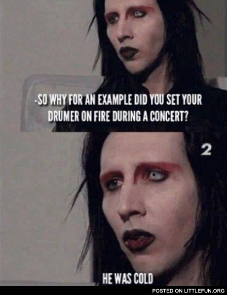Marilyn Manson jokes