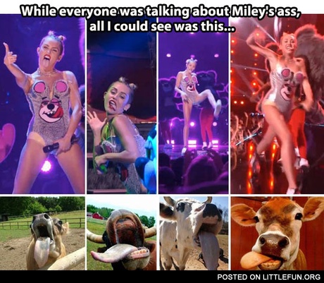 While everyone was talking about Miley's ass, all I could see was this