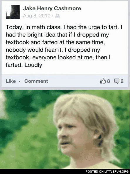 An accident in math class