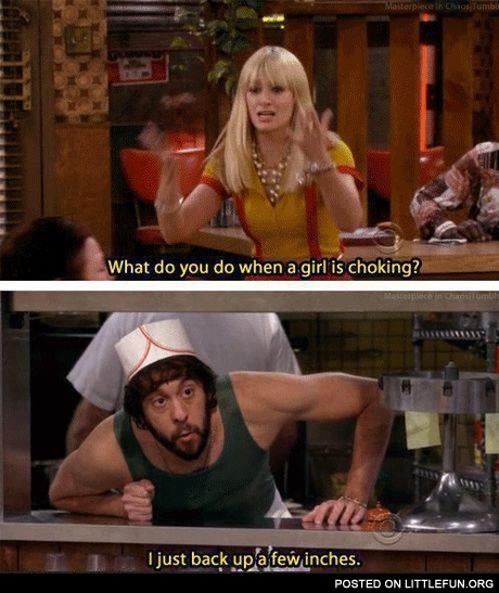 What do you do when a girl is chocking
