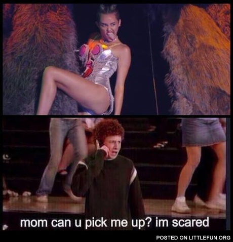 Mom, can you pick me up? I'm scared.