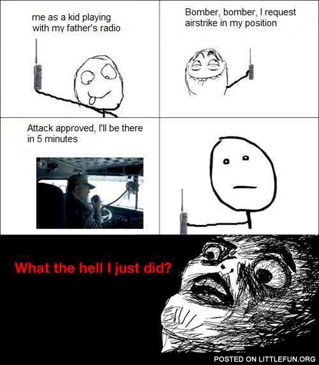 Me as a kid playing with my father's radio