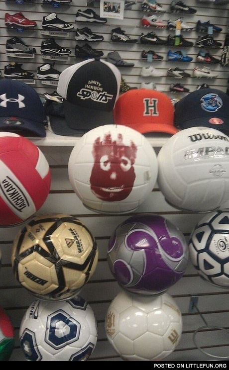 Wilson ball in the store