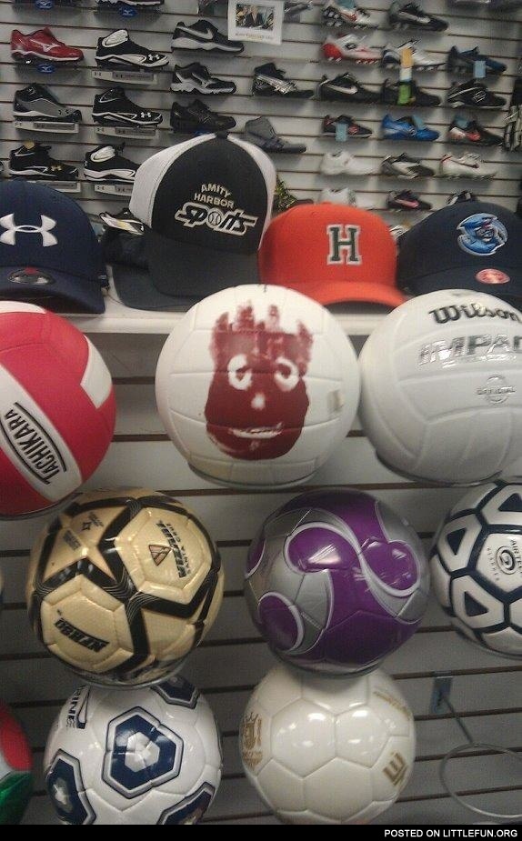 Wilson ball in the store