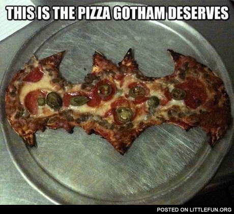 This is the pizza Gotham deserves