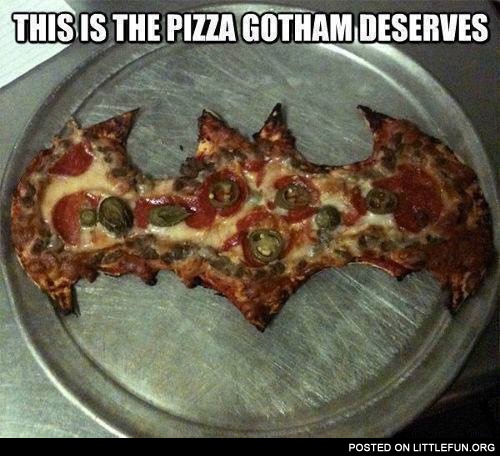 This is the pizza Gotham deserves