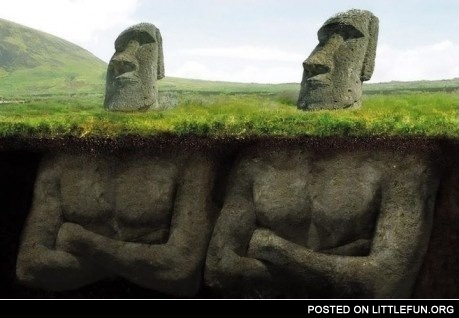 Moai Statues, Easter Island, Chile