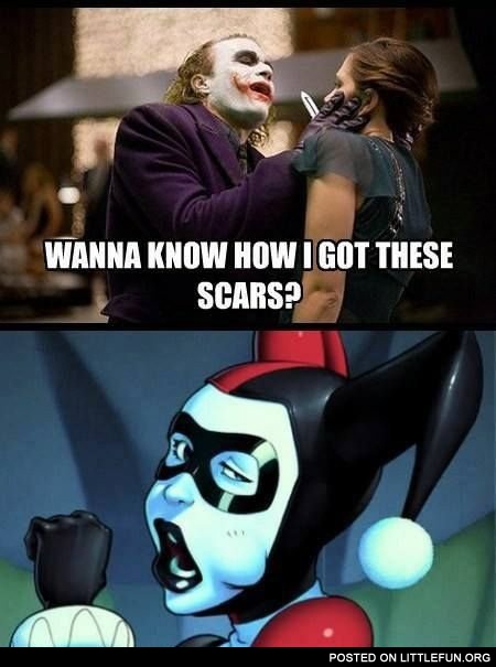 Wanna know how I got these scars?