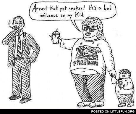 Arrest that pot smoker