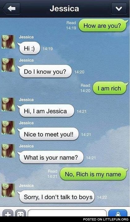 I am rich
