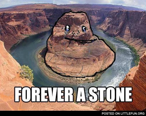 Forever a stone