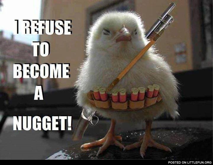 I refuse to become a nugget