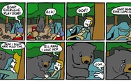 Bear! Everyone play dead!