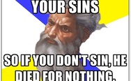 Jesus dies for your sins