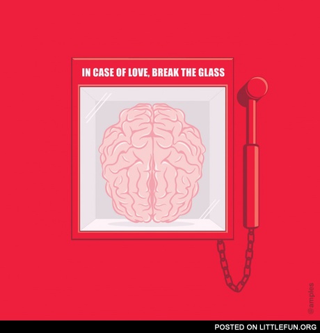 In case of love, break the glass
