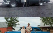 Old couple and their car