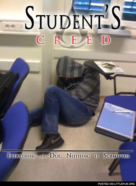 Student's Creed