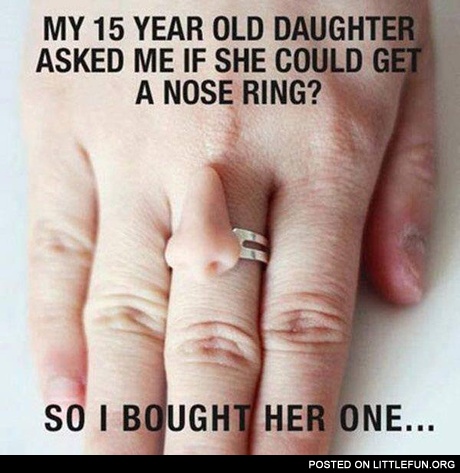 A nose ring