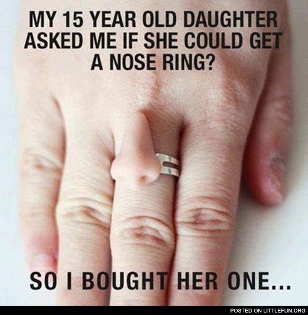 A nose ring