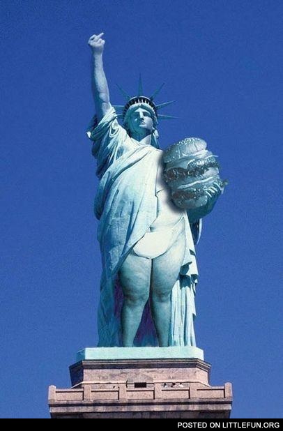 Fat Statue of Liberty