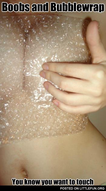 Bubblewrap brassiere