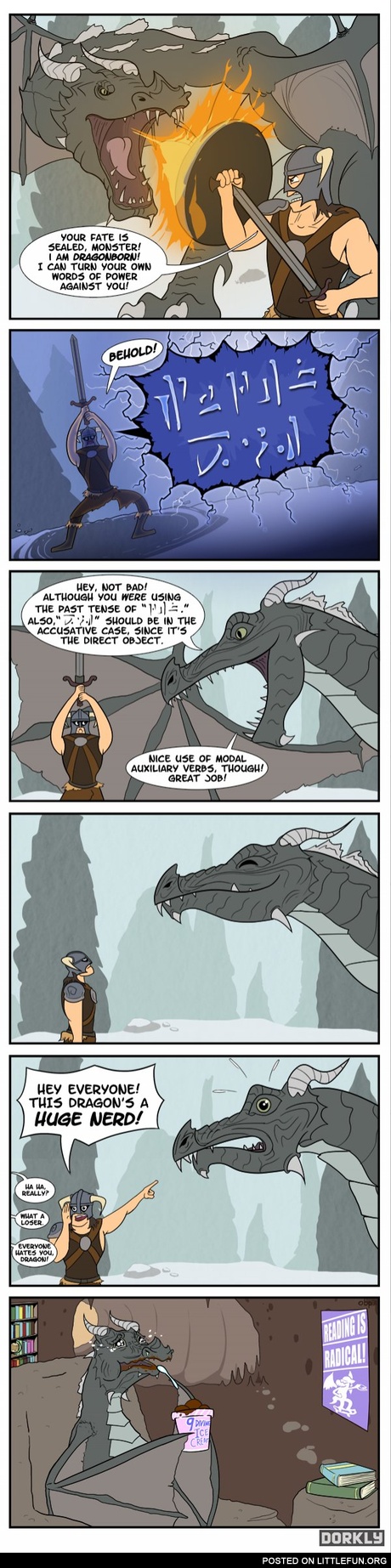 Skyrim, nerd dragon