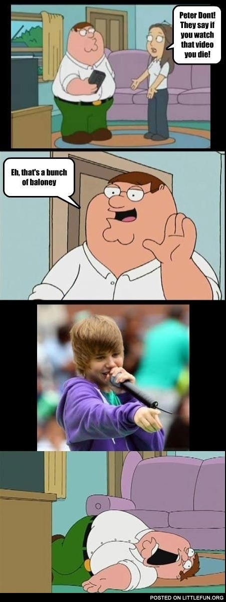 Don't watch that video, Peter.