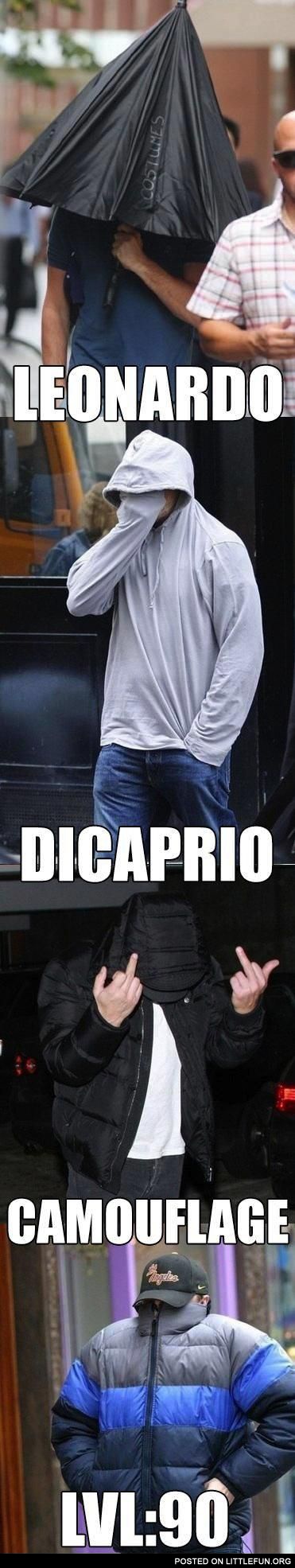 Leonardo DiCaprio camouflage