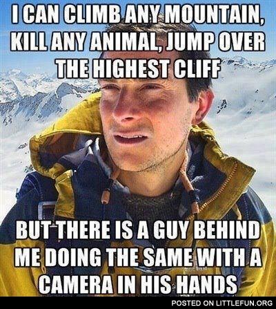 There is a guy with a camera