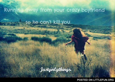 Running away