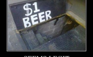 1 dollar beer