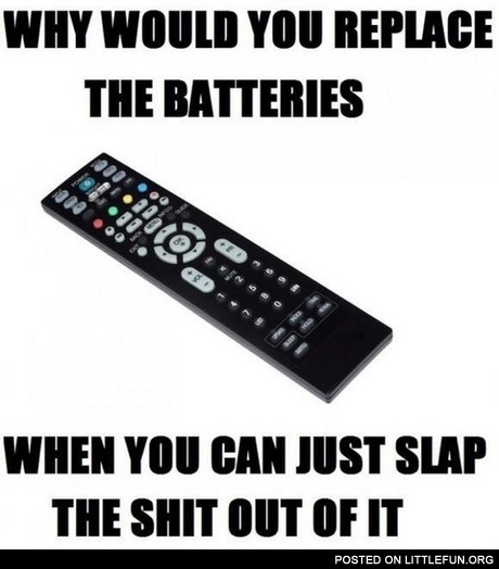 Why would you replace the batteries